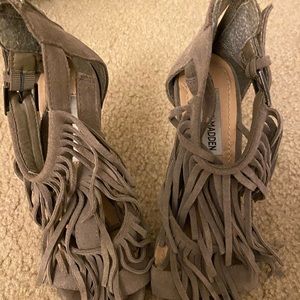 Steve Madden fringe heels